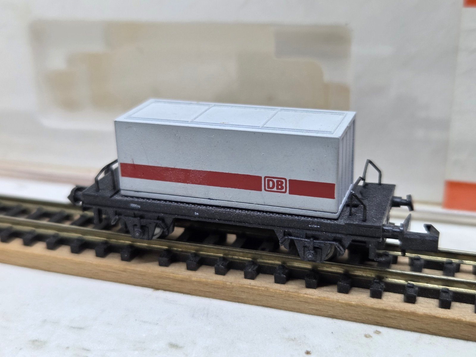 Arnold Rapido 4500-07 Containerwagonv.d.DB, Overige merken, Gebruikt, Gelijkstroom of Wisselstroom, Wagon