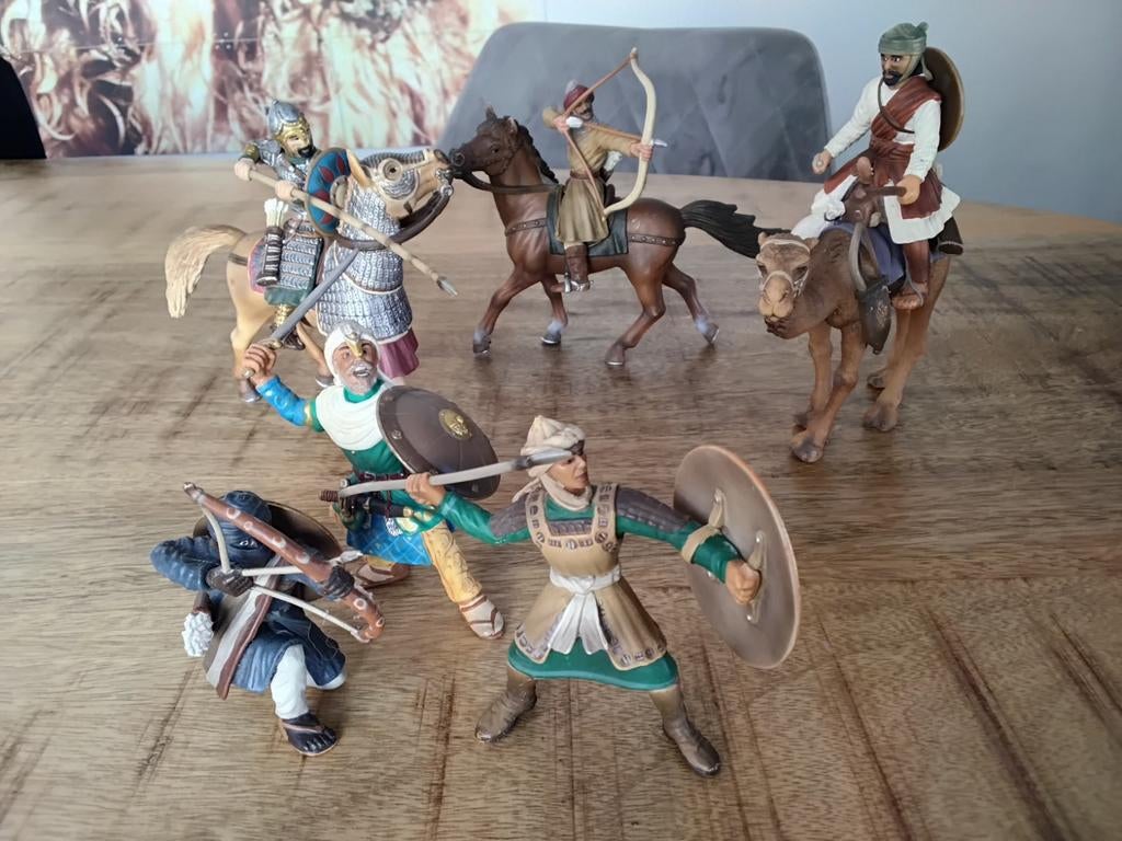 Schleich complete collectie Oosterse ridders, Verzamelen, Speelgoed, Ophalen of Verzenden, Zo goed als nieuw