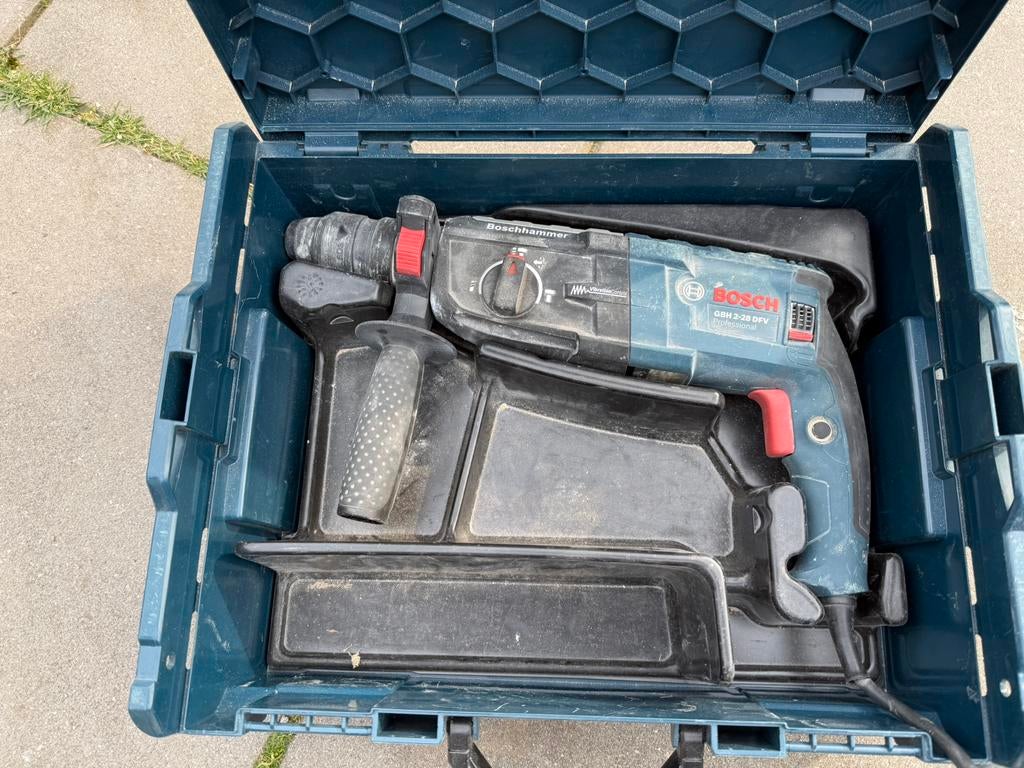 Bosch GBH 2-28 DFV Professional boorhamer, Boor- en/of Breekhamer, Verzenden, Klopboormechanisme, Gebruikt