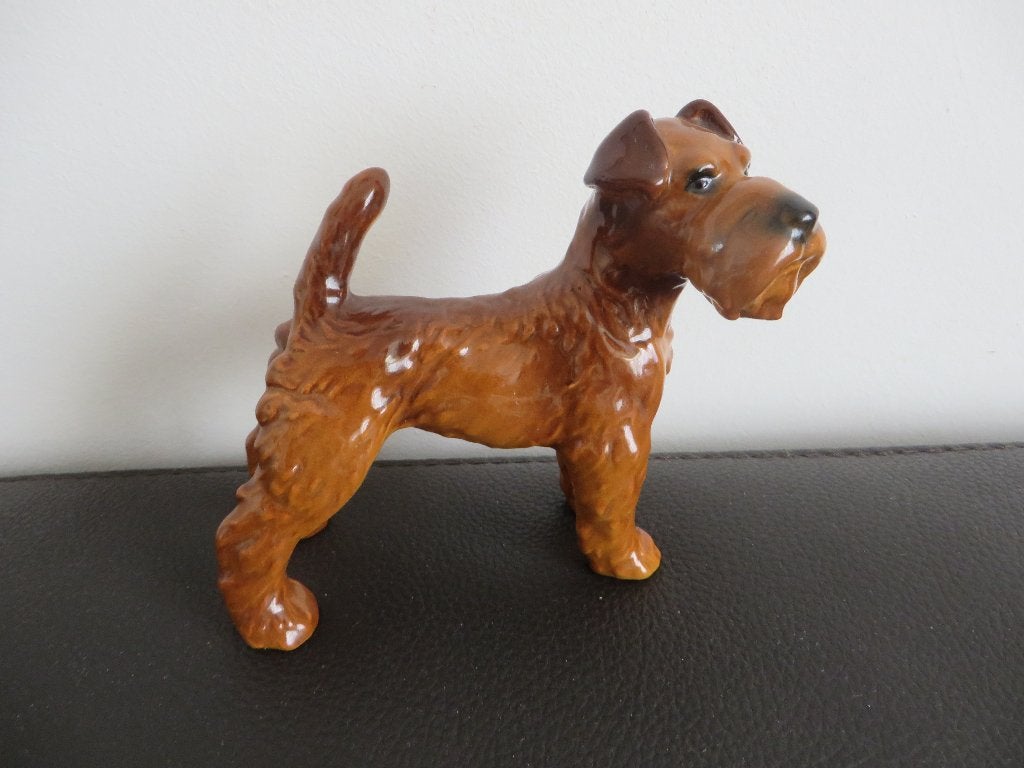 Goebel Duits aardewerk honden beeldje, Ierse terrier, Ophalen of Verzenden, Zo goed als nieuw, Dier