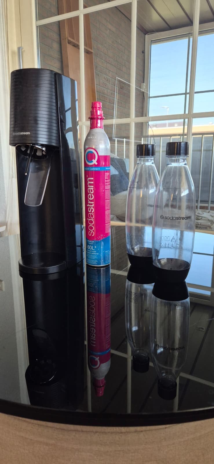 Sodastream met co2 fles, Ophalen, Zo goed als nieuw