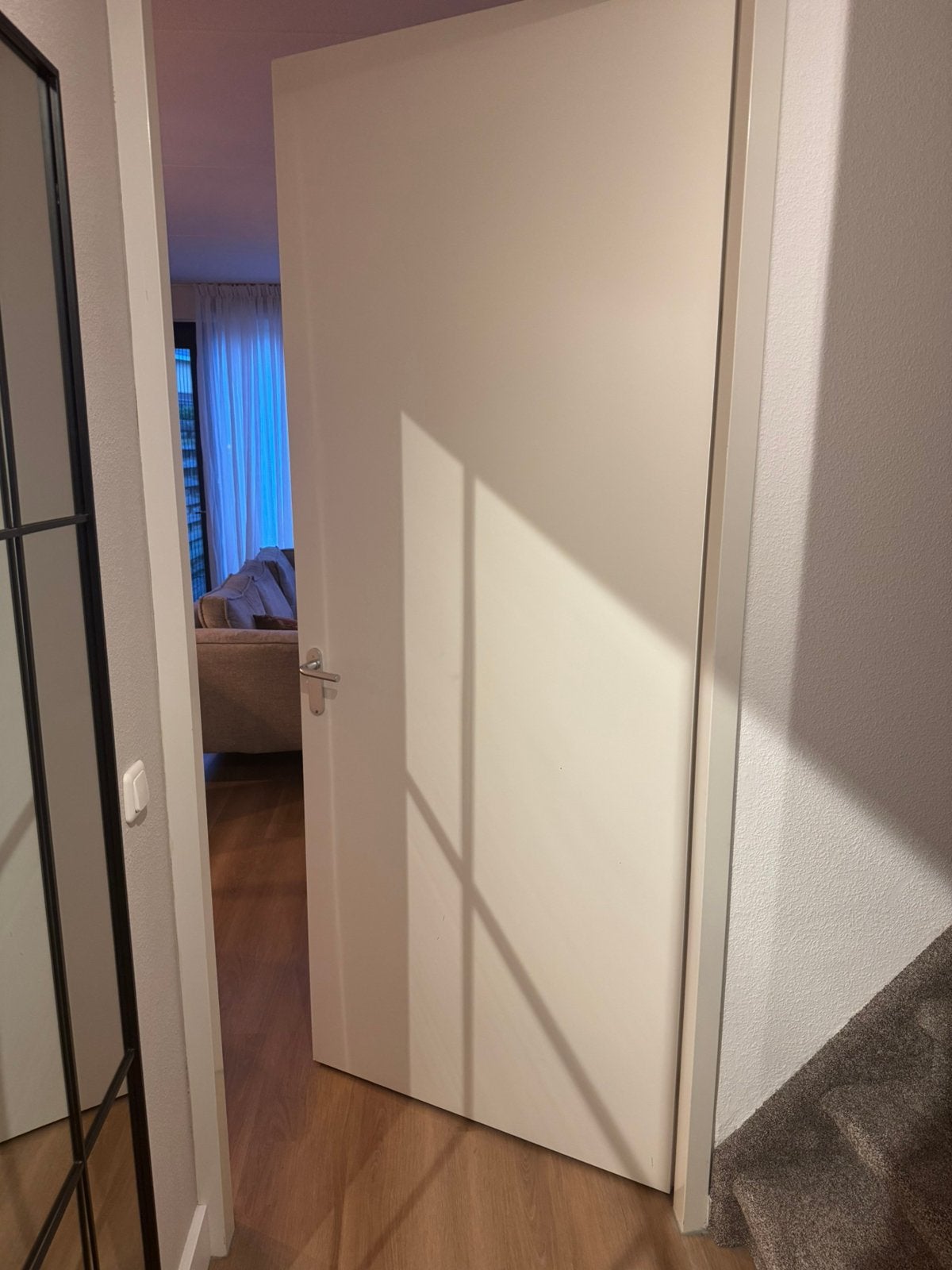 Witte opdek deur, Huis en Inrichting, Ophalen, Zo goed als nieuw