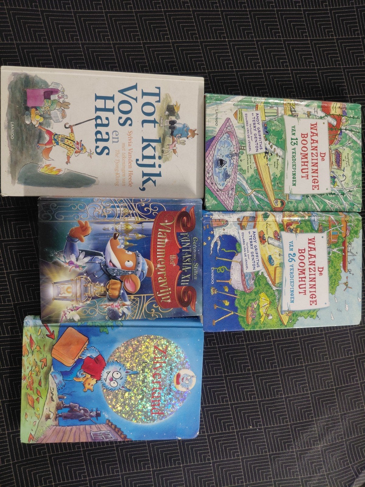 Kinderboeken: Vos en Haas, Fantasia, Waanzinnige Boomhut, Ophalen of Verzenden, Gelezen, Fictie algemeen