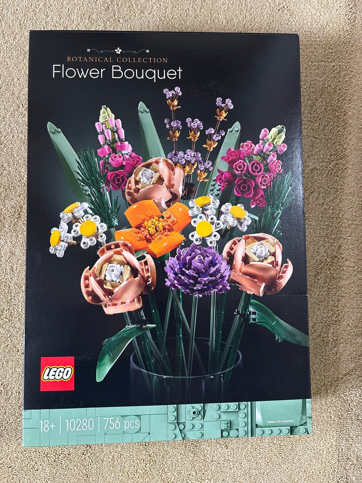 LEGO Bloemenboeket (10280) - Botanische Collectie, Kinderen en Baby's, Overige thema's, Lego, Ophalen of Verzenden, Zo goed als nieuw