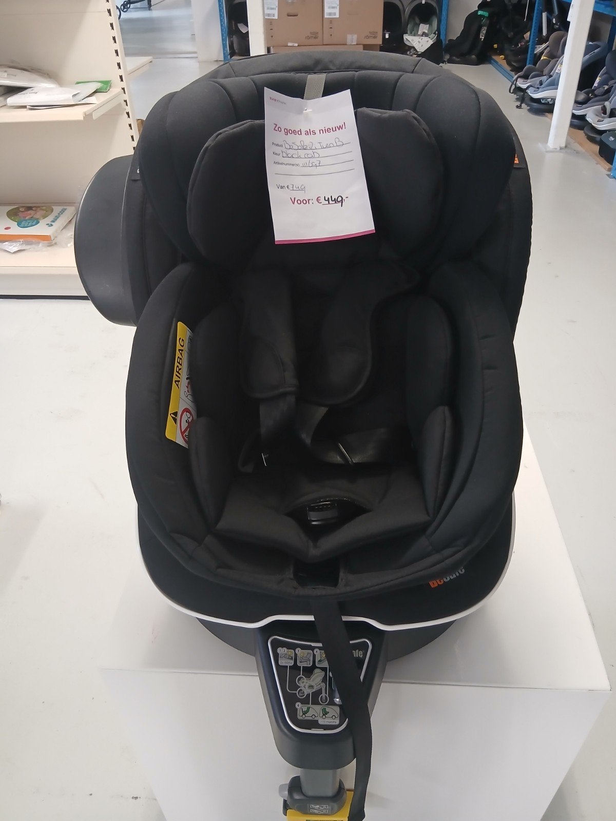 Besafe izi turn B, Kinderen en Baby's, Verstelbare rugleuning, 9 t/m 18 kg, Zo goed als nieuw, Isofix