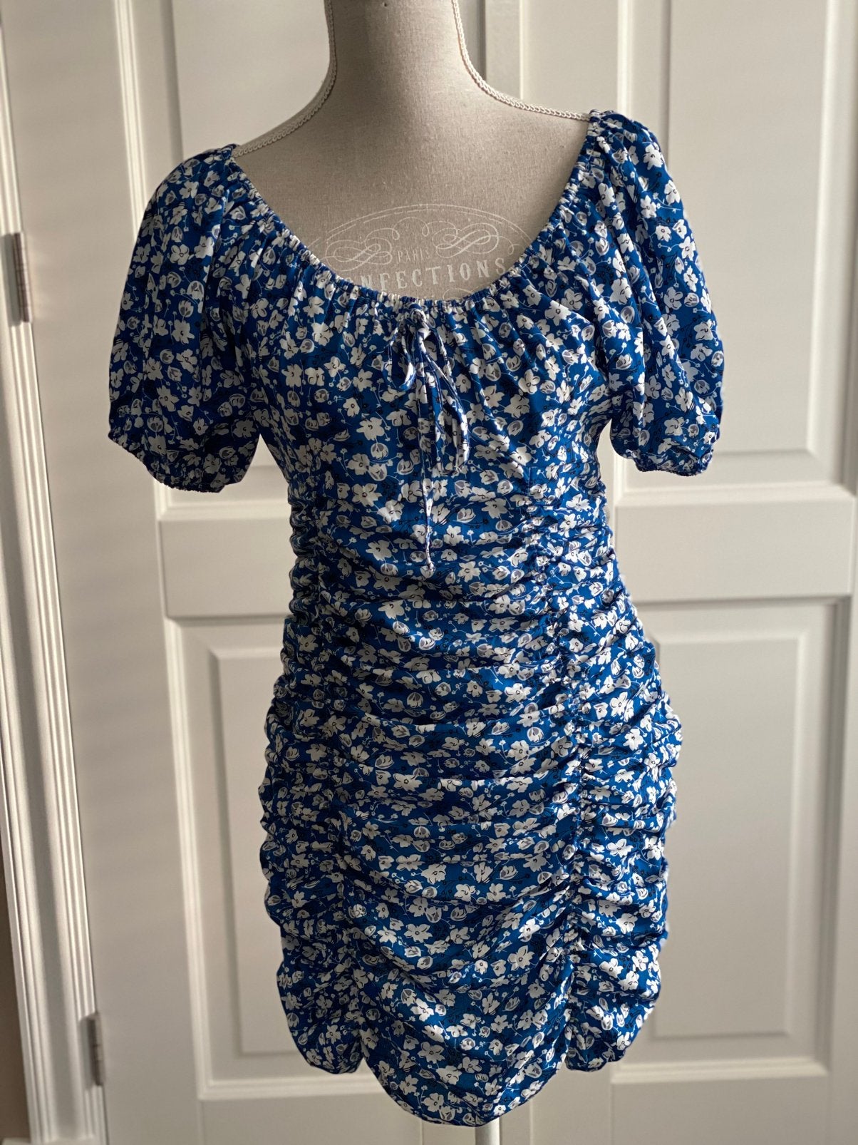 Z.G.A.N. Dames jurk jurkje blauw maat S 36, Kleding | Dames, Blauw, Ophalen of Verzenden, Zo goed als nieuw, Maat 36 (S)