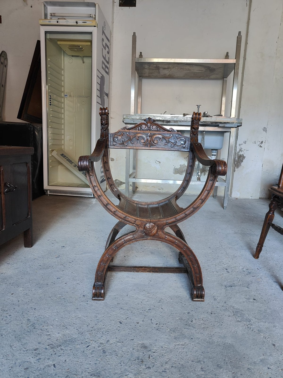 Dagobert antieke stoel, Antiek en Kunst, Ophalen of Verzenden