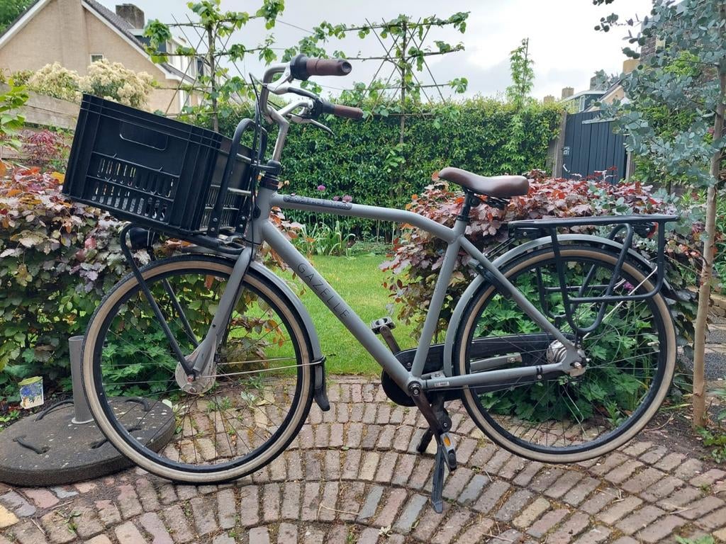 Gazelle heavy duty herenfiets grijs 7 speed framemaat 54 cm, Ophalen, Gebruikt, Versnellingen, Gazelle