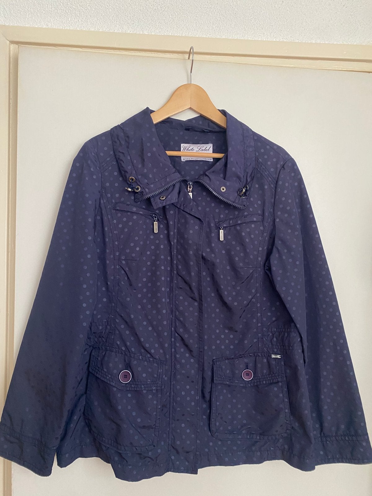 Te koop dames zomerjas. Kleur donkerblauw., Ophalen of Verzenden, Zo goed als nieuw, Maat 42/44 (L), Blauw