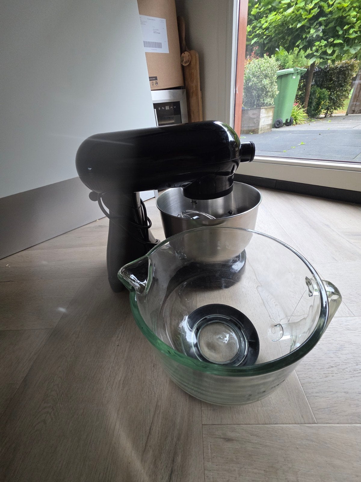 Bourgini Keukenmachine met 2 kommen, Witgoed en Apparatuur, Keukenmixers, 3 tot 4 liter, Ophalen of Verzenden, Gebruikt, 3 snelheden of meer