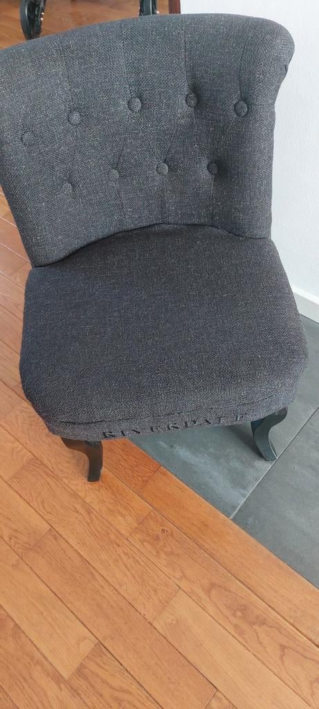 Grijs river dale fauteuiltje ,z.g.a.n, Ophalen of Verzenden, Eenpersoons, Grijs, 90 cm