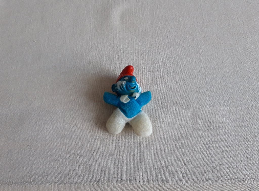 Smurfen poppetje Grote Smurf Mini Mascotte, Verzamelen, Smurfen, Ophalen of Verzenden, Gebruikt, Grote Smurf, Poppetje, Figuurtje of Knuffel