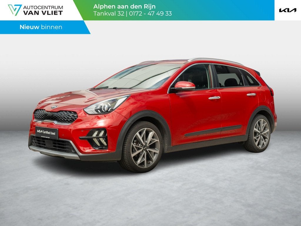 Kia Niro 1.6 GDi Hybrid DynamicPlusLine | Stoel en stuurverw, Auto's, 12 maanden, Gebruikt, Euro 6, Kia Top Selectie