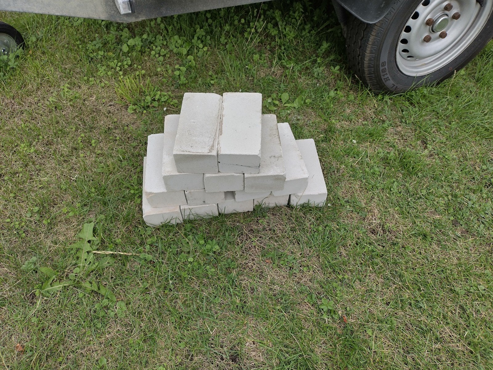 16 stuks Kalkzandsteen, Ophalen, Nieuw, Kalkzandstenen
