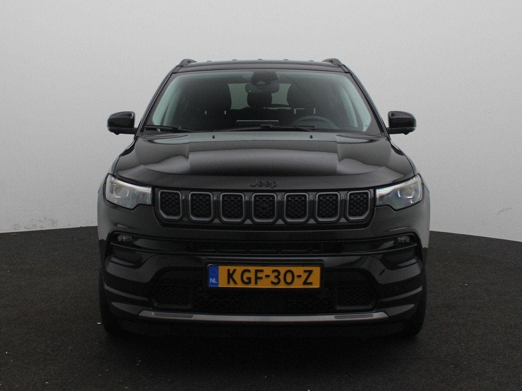 Jeep Compass 1.5T e-Hybrid Upland | Navigatie | Leder | Came, Auto's, Jeep, 12 maanden, Gebruikt, Euro 6, 4 cilinders
