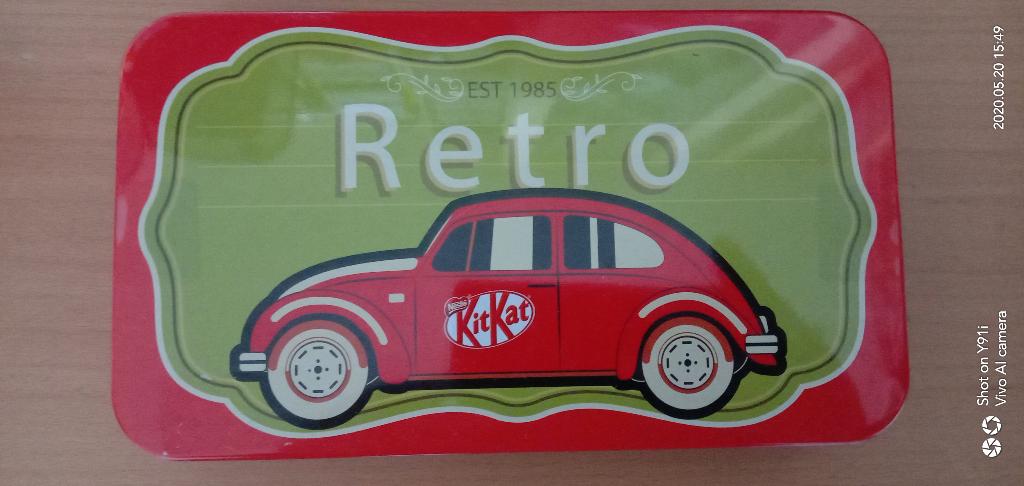 Retro blik vw kitkat, Verzamelen, Ophalen of Verzenden, Huis en Inrichting