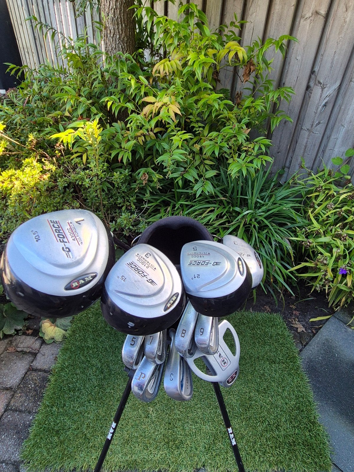 RAM heren golfset met golftas, Sport en Fitness, Golf, Ophalen of Verzenden, Gebruikt, Set