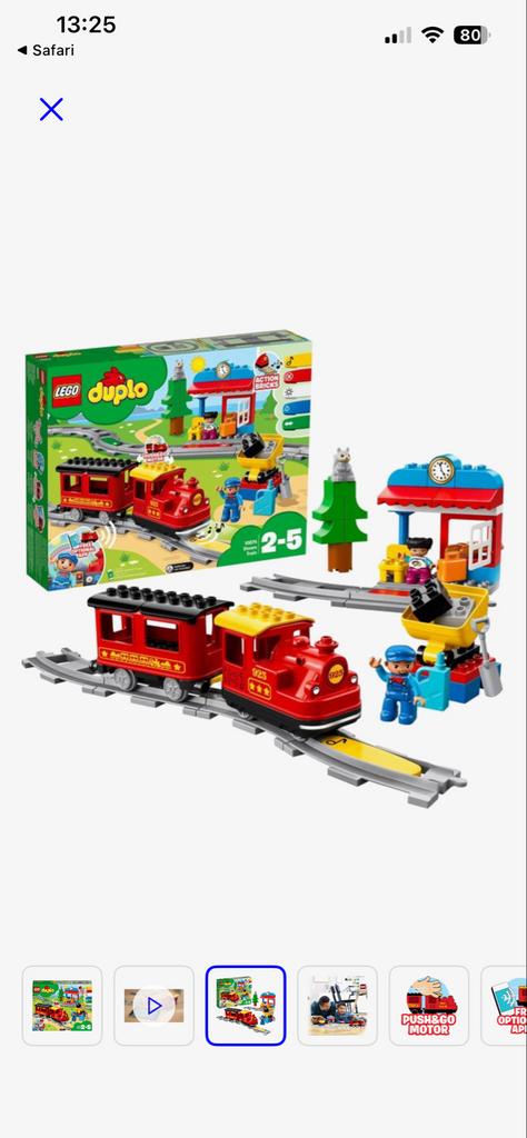 Duplo trein met alle onderdelen compleet, Kinderen en Baby's, Speelgoed | Duplo en Lego, Gebruikt, Ophalen of Verzenden, Compleet