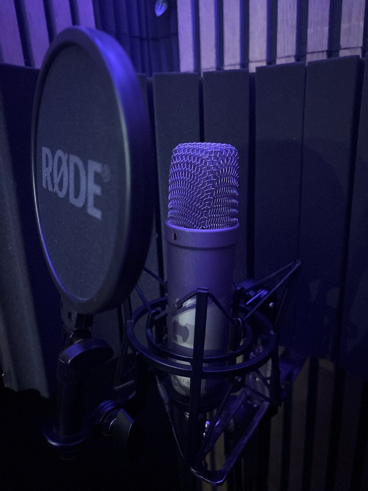 Rode NT1-A microfoon: popfilter, reflectiescherm, Statief, Muziek en Instrumenten, Microfoons, Ophalen of Verzenden, Zo goed als nieuw