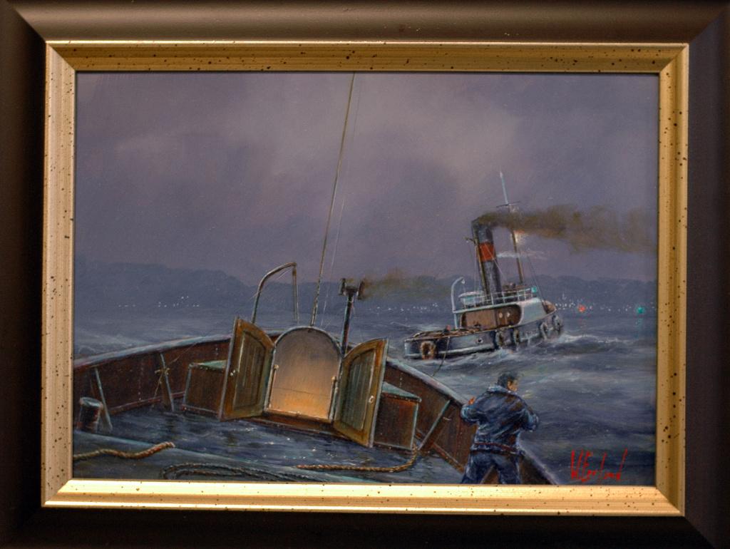 schilderij van Willem Eerland, Ophalen of Verzenden