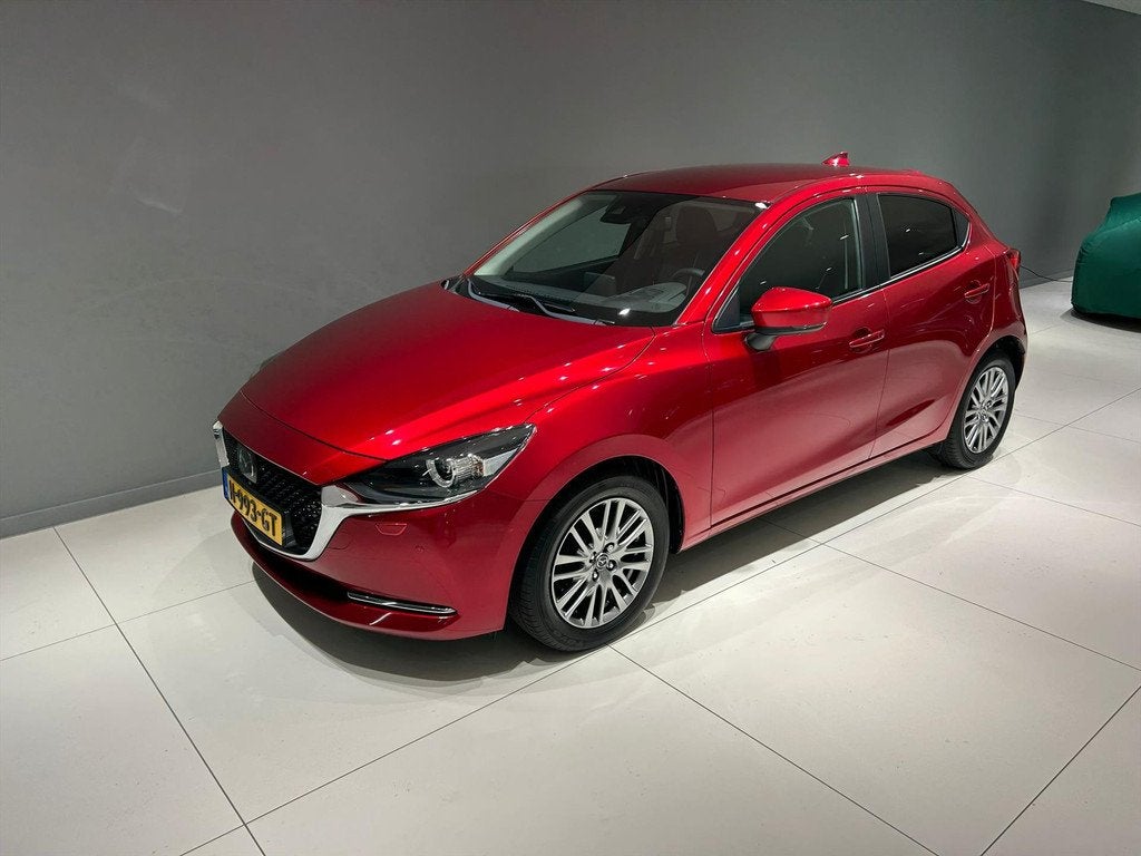 MAZDA 2 1.5 SKYACTIV-G 90PK Signature Leder PDC LMV Clima, Auto's, Mazda, 12 maanden, 4 cilinders, Leder en Stof, Origineel Nederlands