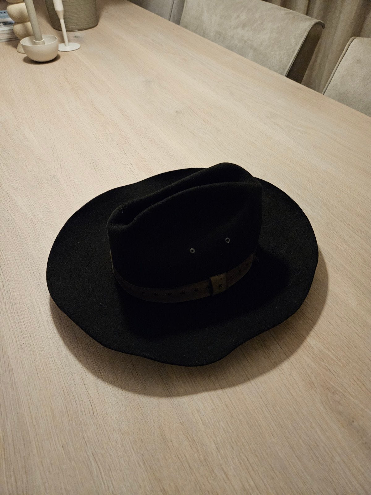 Stetson Hoed - Zwart, Gedragen, Ophalen of Verzenden, Gedragen, Stetson, Hoed