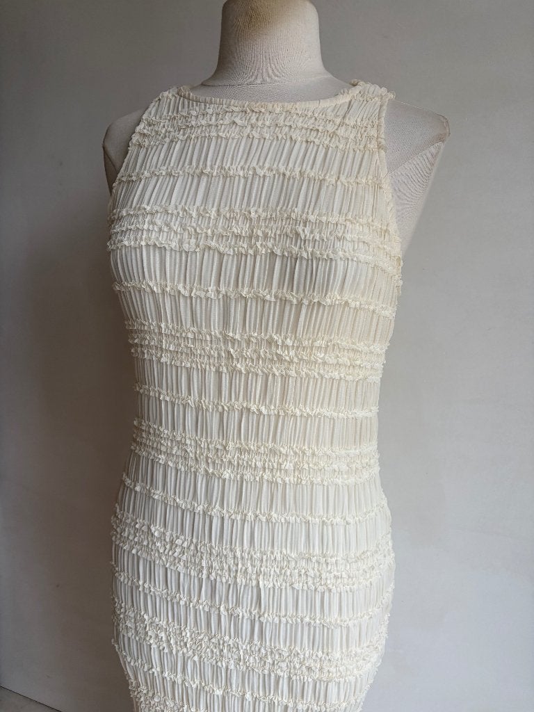 allyson jurk maat m beige creme, Kleding | Dames, Maat 38/40 (M), Allyson, Verzenden, Beige