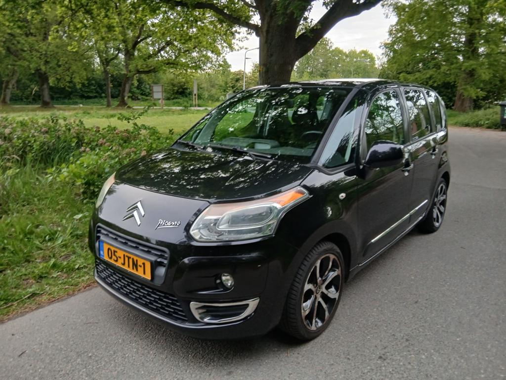 Prachtige Citroën C3 Picasso 1.6 VTI 89768km NAP Airco Apk27, Voorwielaandrijving, Stof, Zwart, 4 cilinders