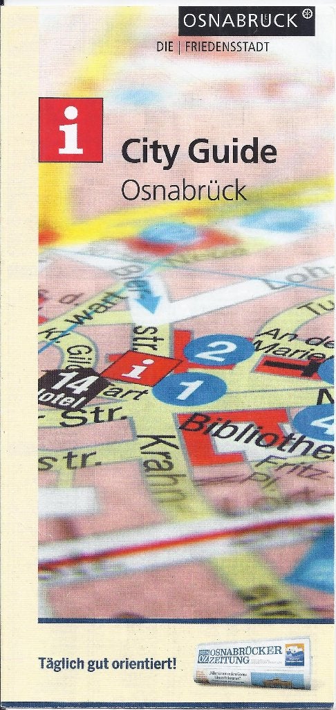 Pl40 stads plattegrond Osnabrück Duitsland, Boeken, Atlassen en Landkaarten, Gelezen, 2000 tot heden, Ophalen of Verzenden, Landkaart