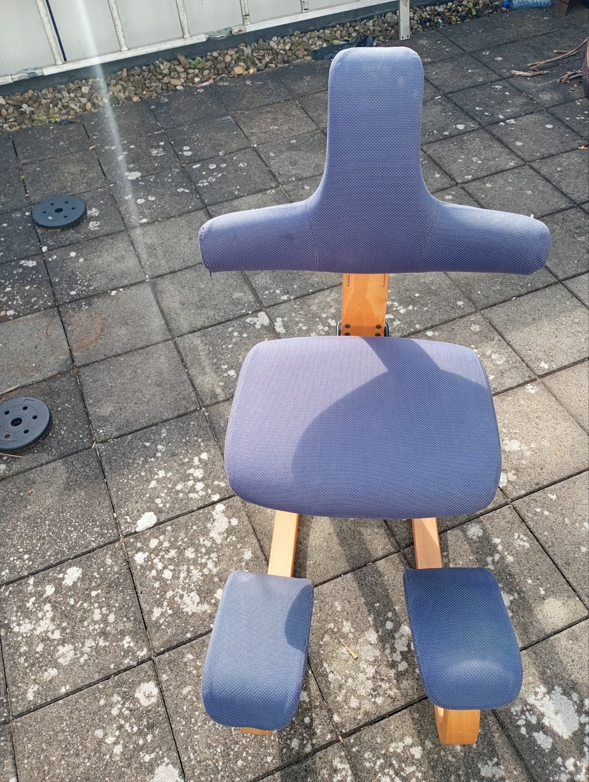 Stokke Varier thatsit Variable Balans Kniestoel - Ergonomisc, Ophalen, Hout, Gebruikt, Blauw