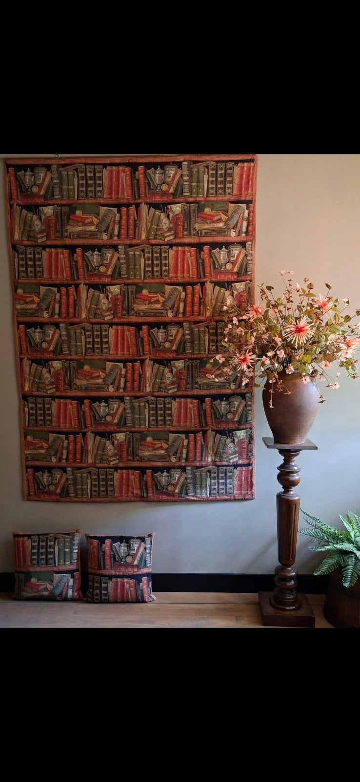 Wandtapijt , library and books, Ophalen
