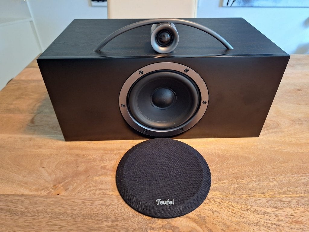 Center speaker Teufel T 230 C, Overige merken, Gebruikt, 120 tot 150 watt, Inclusief kabels