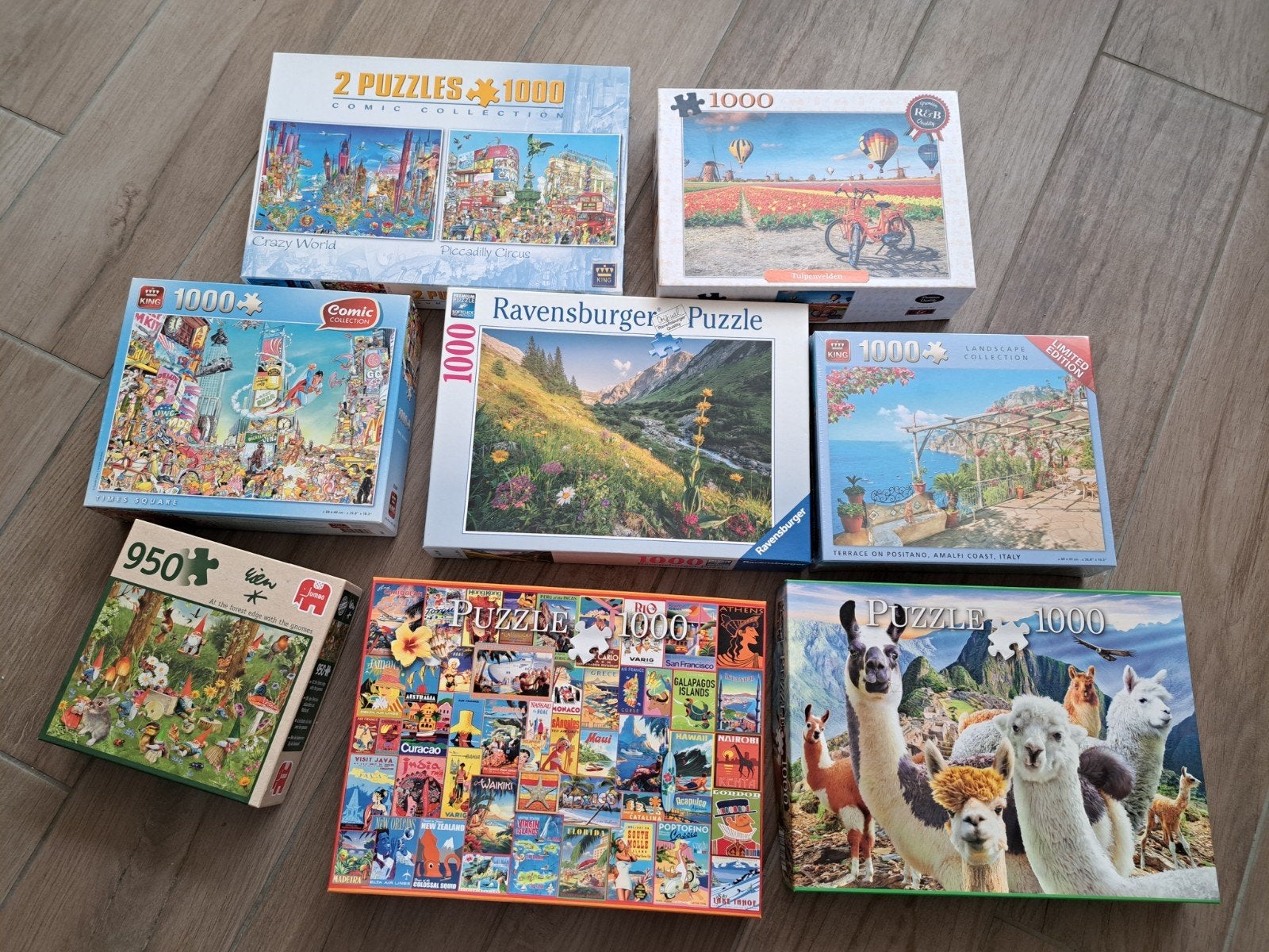 Puzzel-pakket, Ophalen