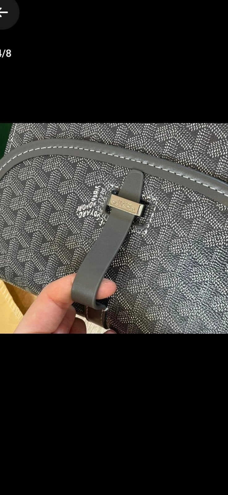 Goyard Belvedere Schoudertas Grijs Zo goed als nieuw, Sieraden, Tassen en Uiterlijk, Tassen | Damestassen, Ophalen of Verzenden