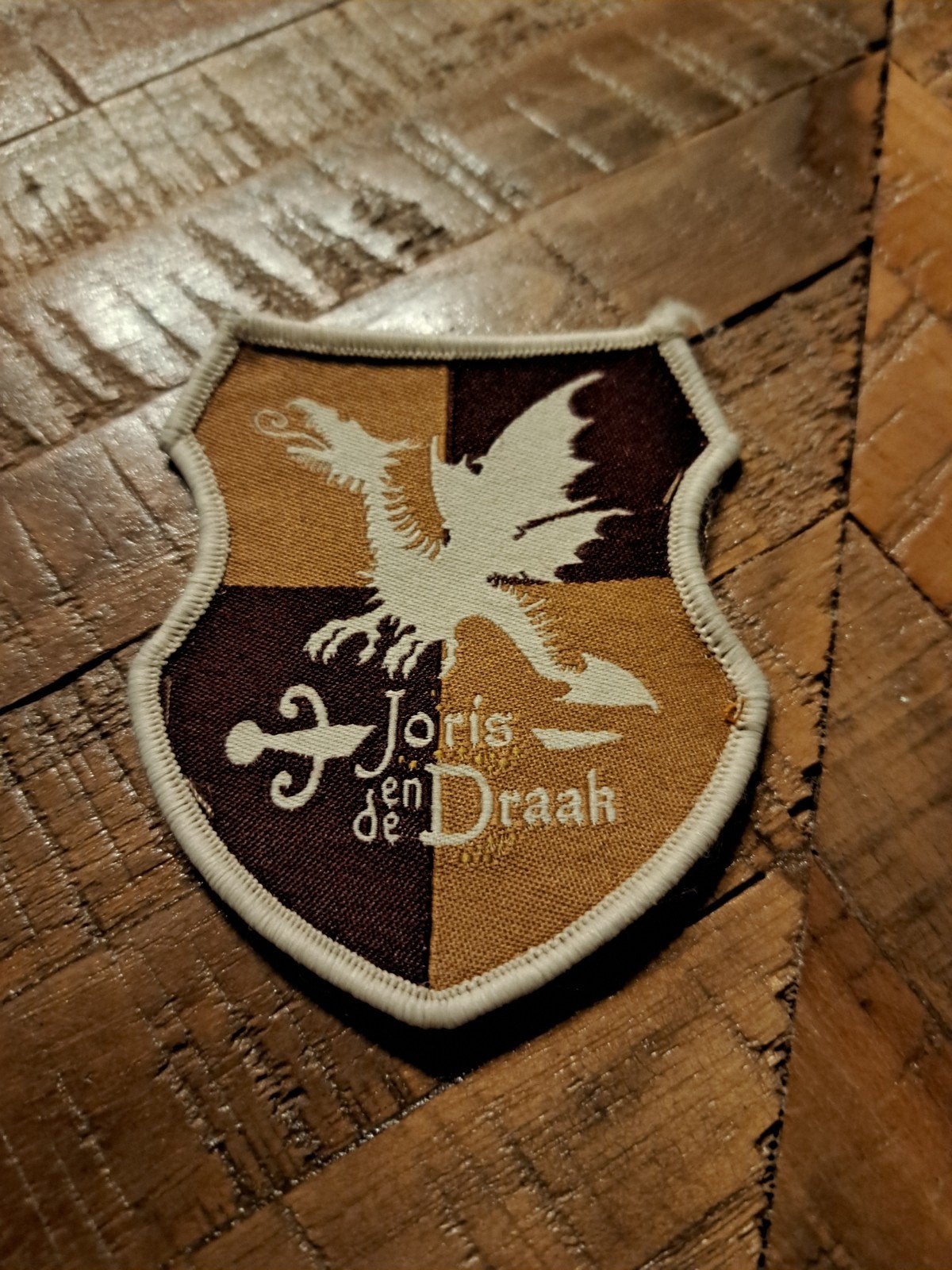 opnaaiembleem Efteling Joris en de Draak, Verzamelen, Ophalen of Verzenden, Beeldje of Poppetje