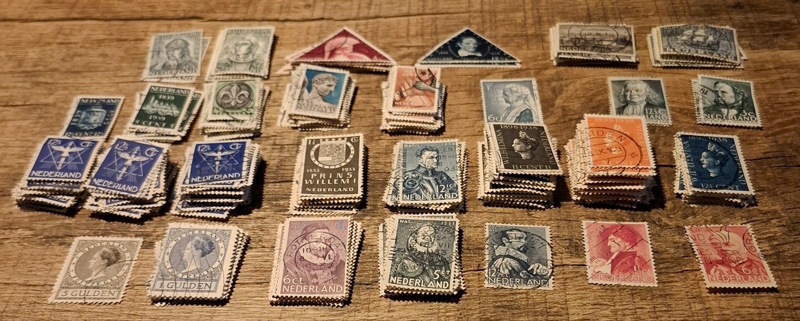 Diverse zegels in aantallen gestempeld, Postzegels en Munten, Verzenden, T/m 1940, Gestempeld