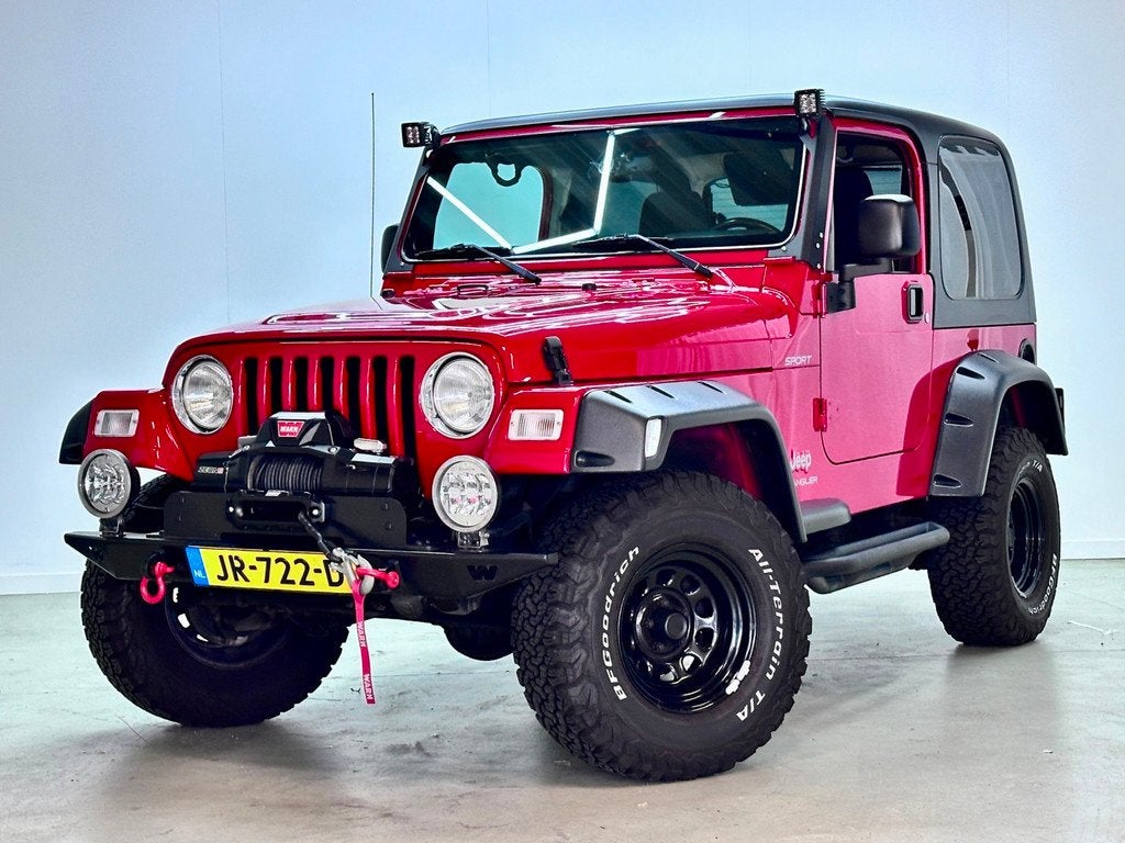 Jeep Wrangler 4.0i Hardtop Aut. Werkelijk in Topconditie!, Auto's, Jeep, Automaat, Gebruikt, 1920 kg, Startonderbreker