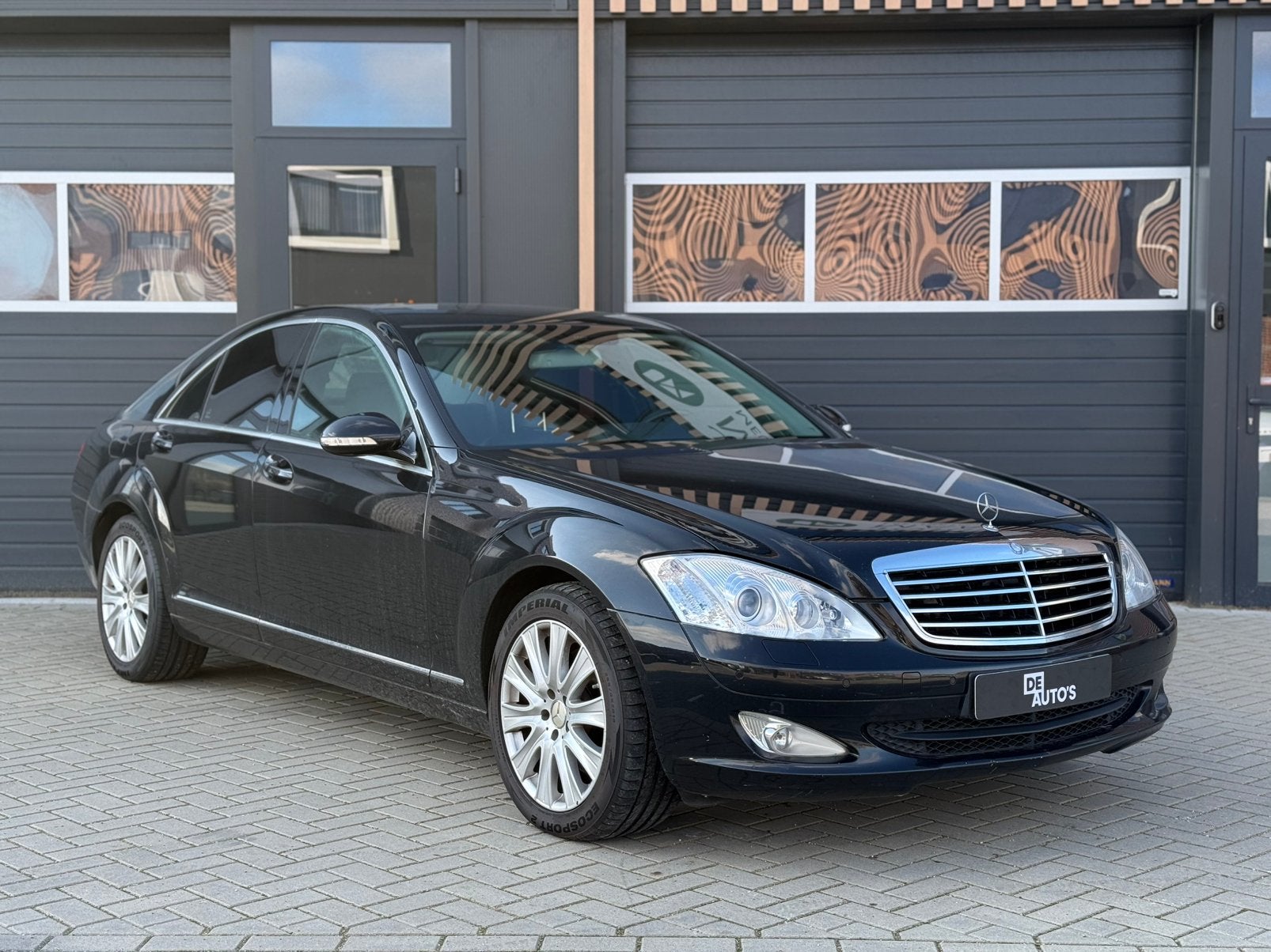 Mercedes S Klasse 320CDI / PANO / MEMORY / LUCHTVERING / VOL, Auto's, Automaat, Parkeerassistent, Zwart, Leder