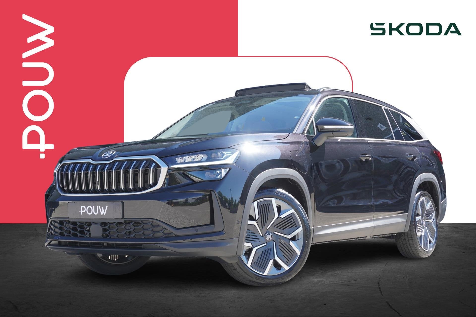 Skoda Kodiaq 1.5 TSI 204pk PHEV Business Edition Plus | Pano, Auto's, 12 maanden, Stof, 1498 cc, Euro 6