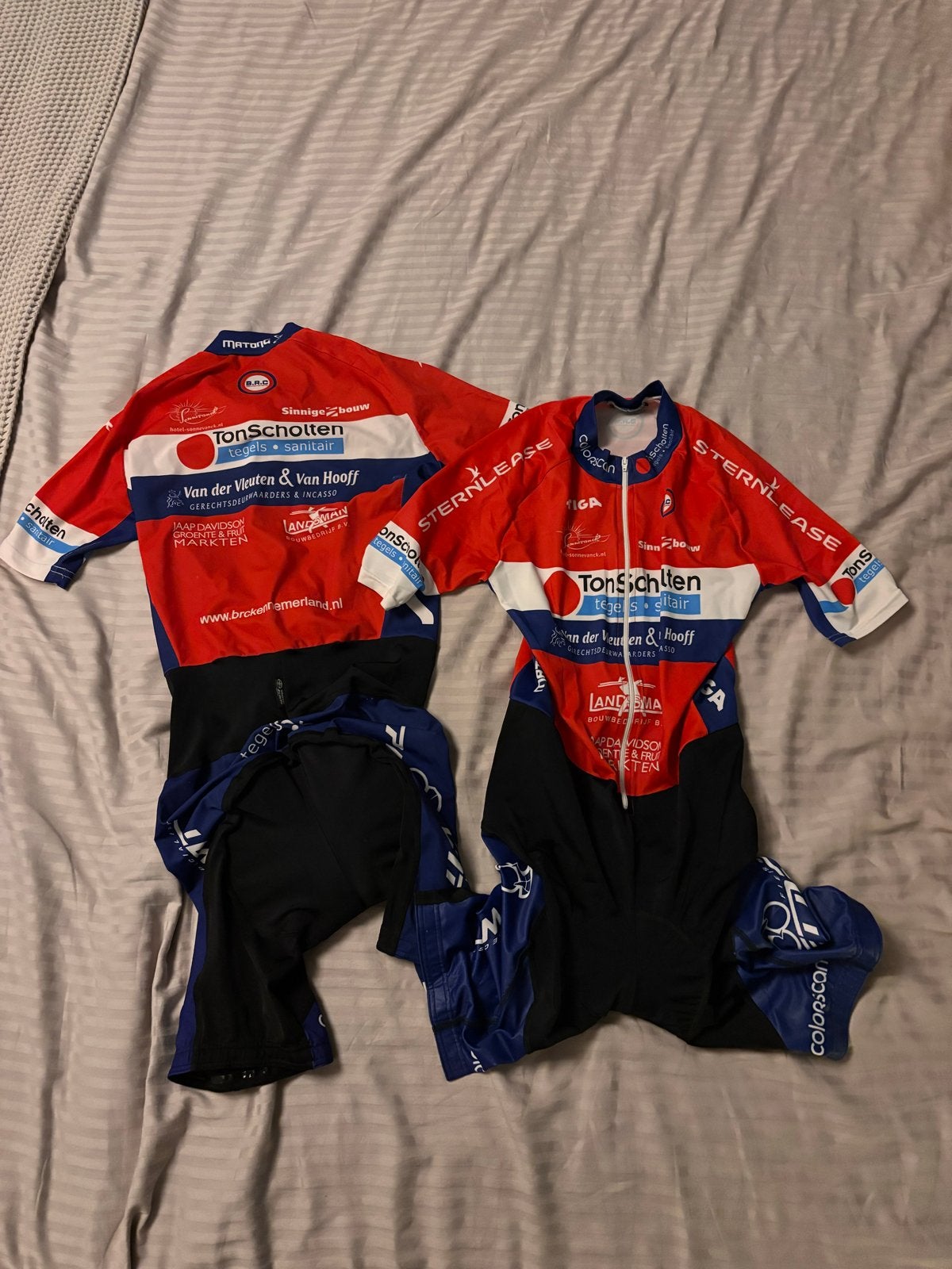 Twee zo goed als nieuwe wieler snelpakken (S en XS), Fietsen en Brommers, S, Heren, Ophalen of Verzenden, Zo goed als nieuw