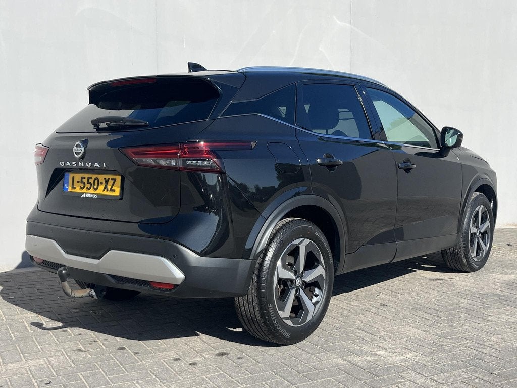Nissan Qashqai 1.3 MHEV Xtronic Premiere Edition / Trekhaak, Auto's, Nissan, Stof, Euro 6, Zwart, Origineel Nederlands