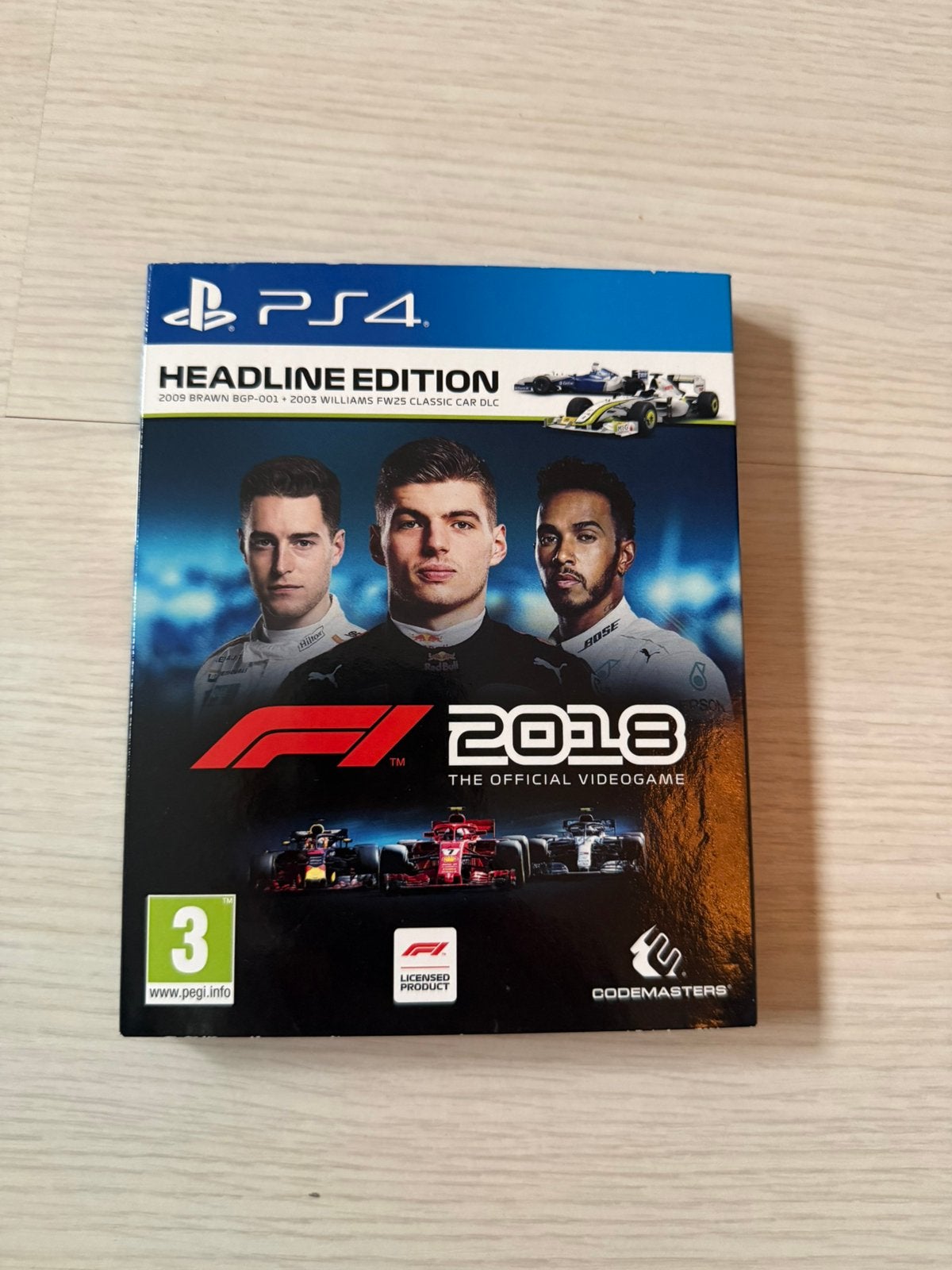 F1 2018 Headline Edition PS4, Ophalen, Online, 1 speler, Racen en Vliegen