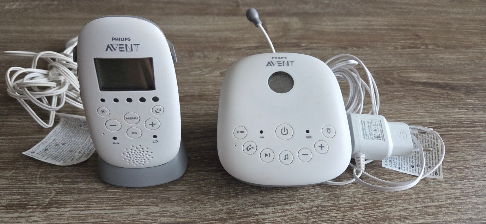 Philips Avent Babyfoon wit SCD733, met terugspreekfunctie, Kinderen en Baby's, Babyfoons, Ophalen, Zo goed als nieuw, 100 tot 250 meter