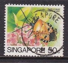 2977 – Singapore michel 469 II gestempeld , Catacanthus nig, Verzenden, Gestempeld, Oost-Azië