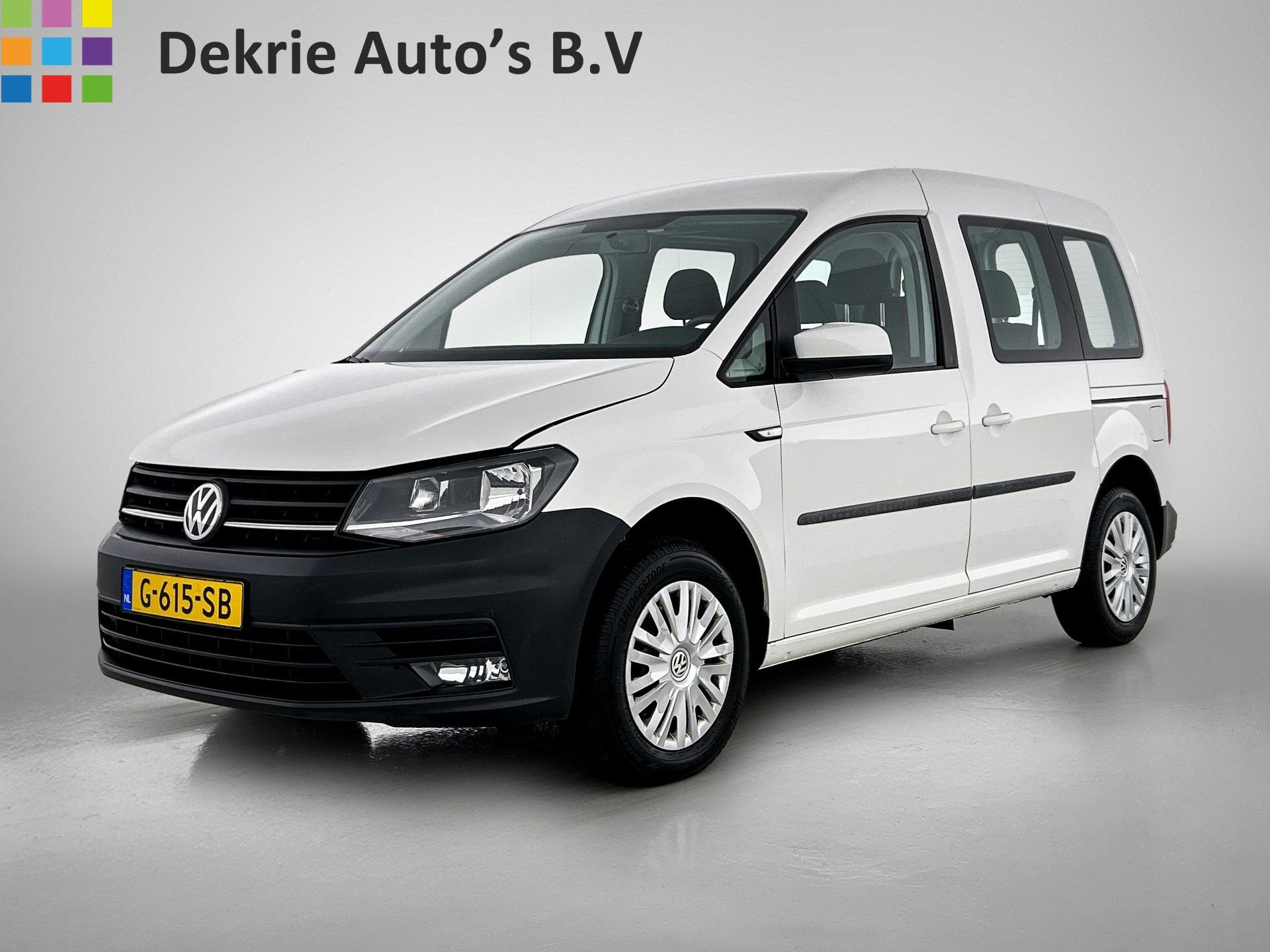 Volkswagen Caddy 2.0 TDI 5Pers Euro6 Trendline / 2xSchuifdeu, Auto's, Dealer onderhouden, Gebruikt, 4 cilinders, Wit