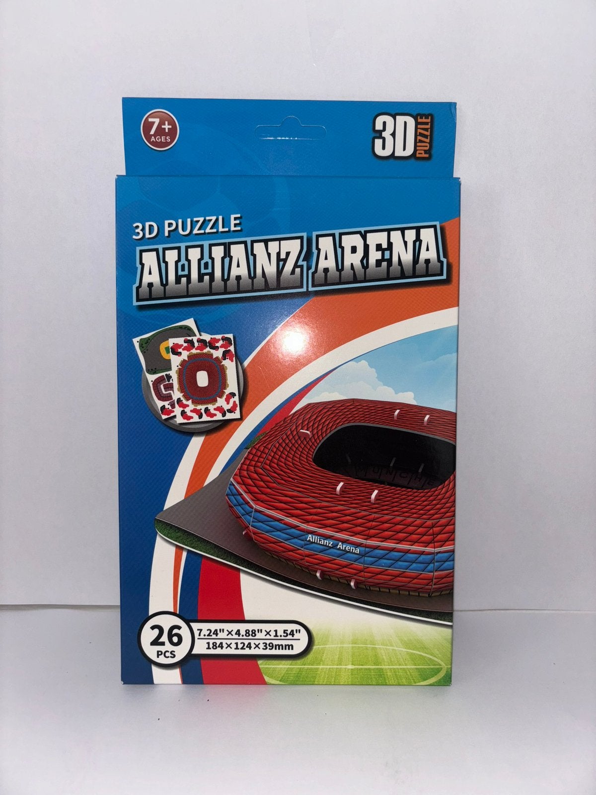 Bayern München 3D stadion puzzel, Ophalen of Verzenden, Nieuw, Buitenlandse clubs, Beeldje of Poppetje