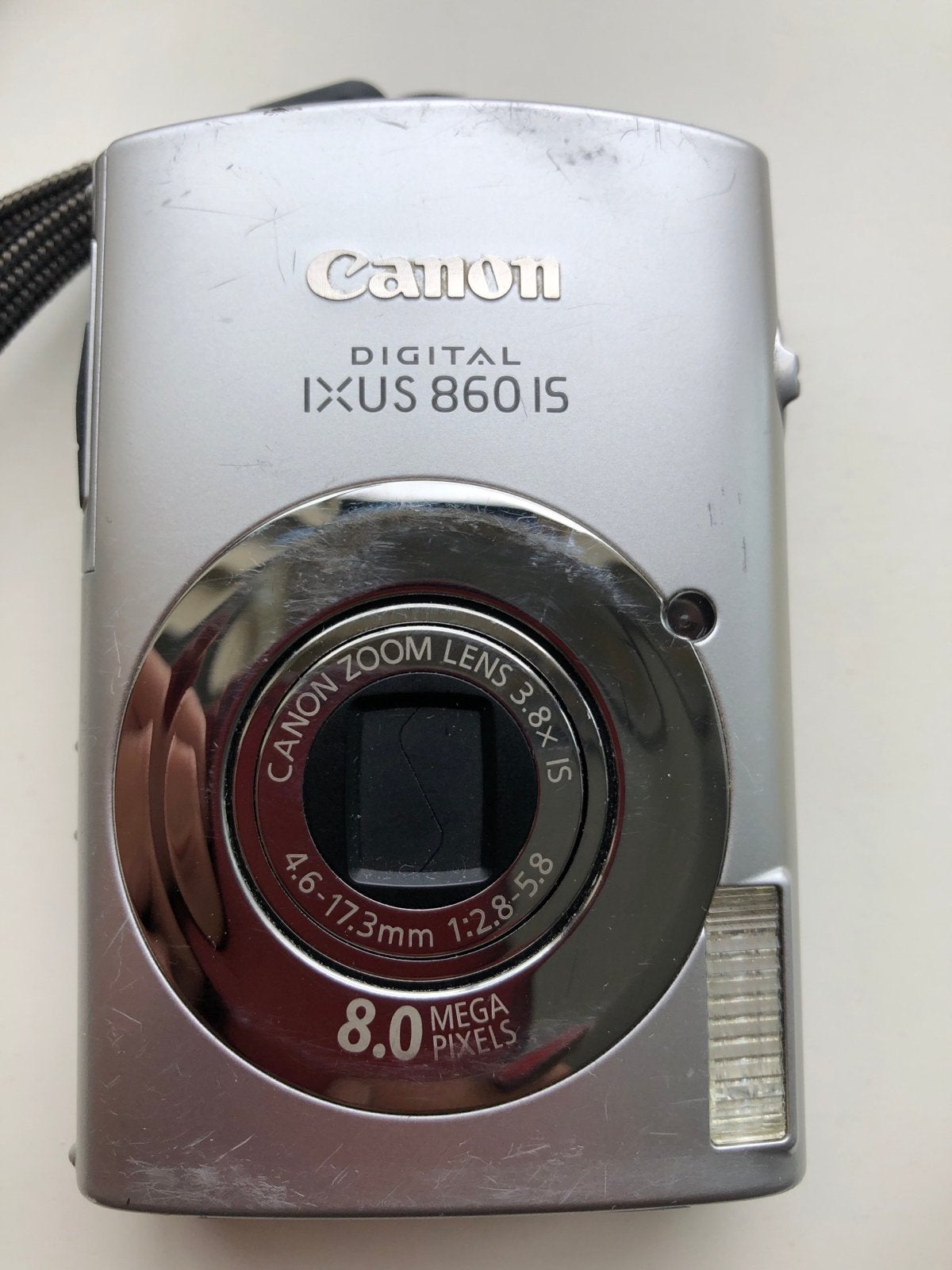 Canon Digital IXUS 860 IS Compactcamera - 8.0 Megapixels, Gebruikt, Canon, Beeldstabilisatie, Ophalen of Verzenden