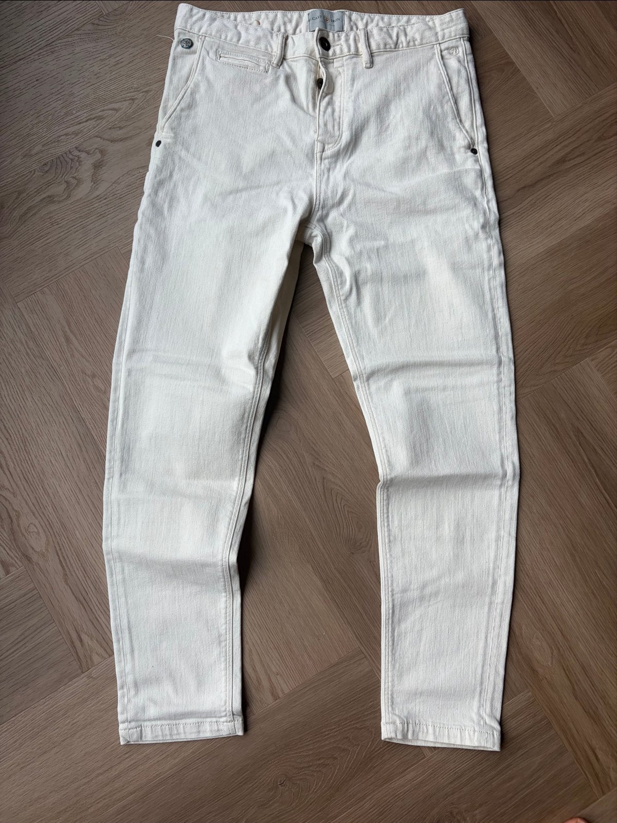 Cast Iron Chino 31/34 - enkele keren gedragen, Ophalen of Verzenden, Gedragen, Overige maten, Wit