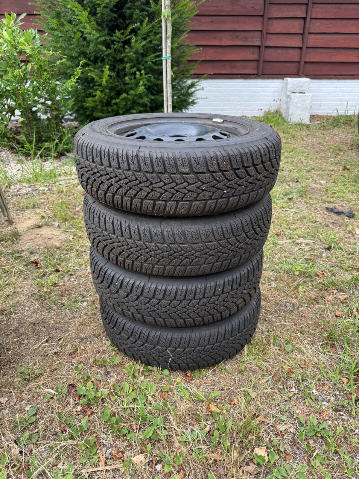 Winterbanden Mini Cooper + stalenvelg, Auto-onderdelen, Ophalen, Gebruikt, 15 inch, 175 mm