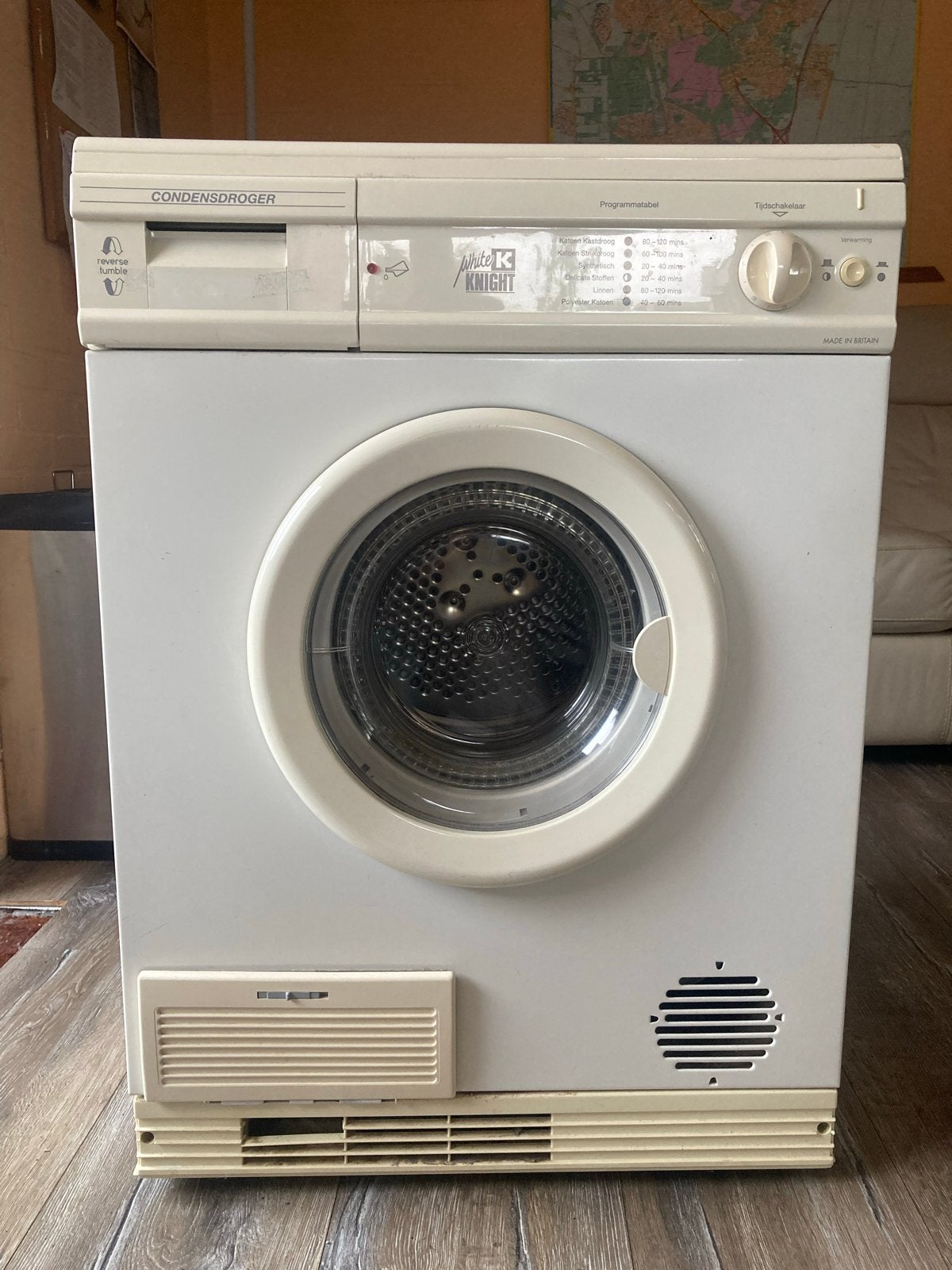 Gratis condensdroger, Witgoed en Apparatuur, Wasdrogers, Ophalen, 6 tot 8 kg, Gebruikt, 85 tot 90 cm